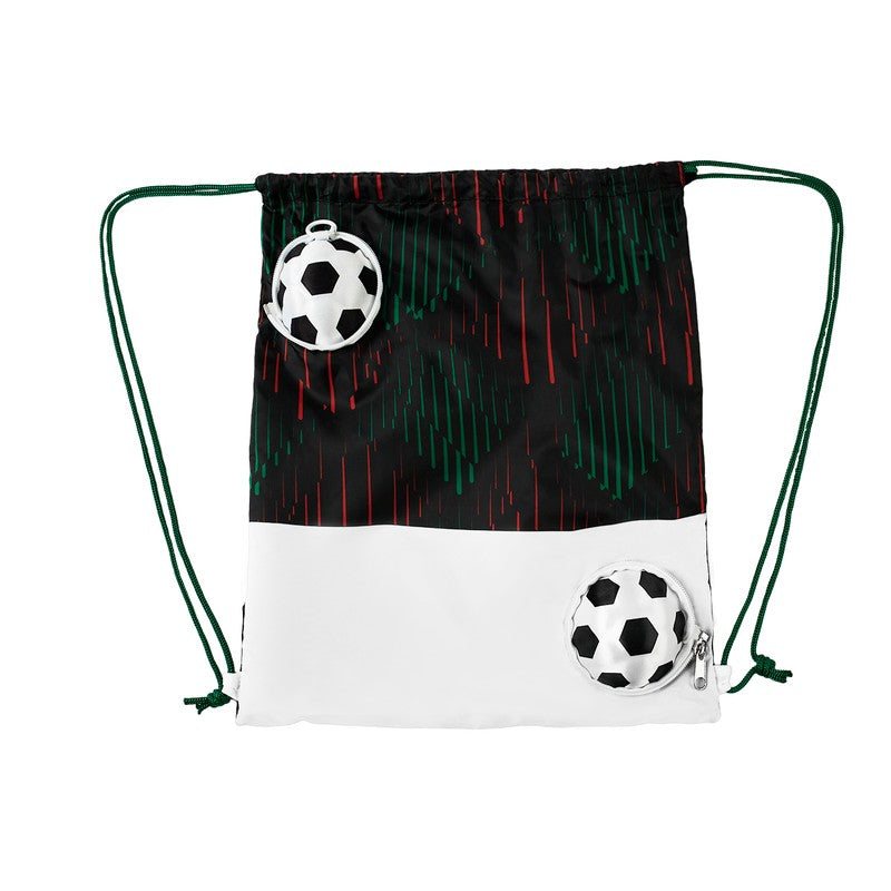 BOLSA-MOCHILA MÁGICA SOCCER - NEGRO