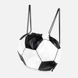 BOLSA-MOCHILA SOCCER - BLANCO CON NEGRO