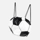 BOLSA-MOCHILA SOCCER - BLANCO CON NEGRO
