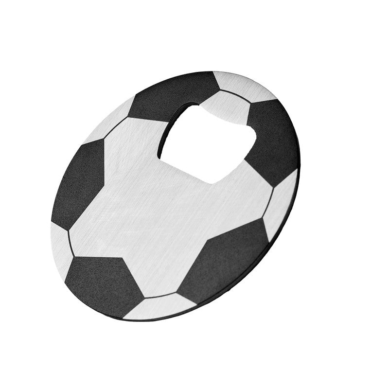 DESTAPADOR METÁLICO SOCCER - PLATA