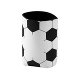 PORTA LATAS SOCCER - BLANCO CON NEGRO