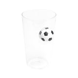VASO CERVECERO SOCCER - BLANCO CON NEGRO