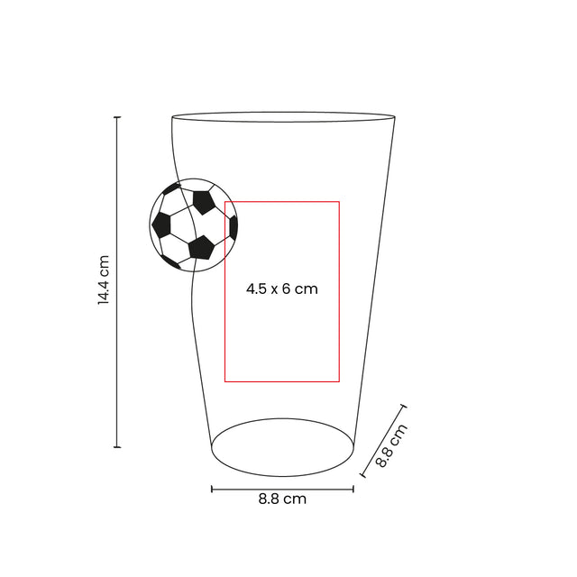 VASO CERVECERO SOCCER