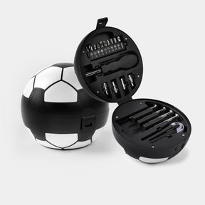 SET DE HERRAMIENTAS SOCCER - BLANCO CON NEGRO