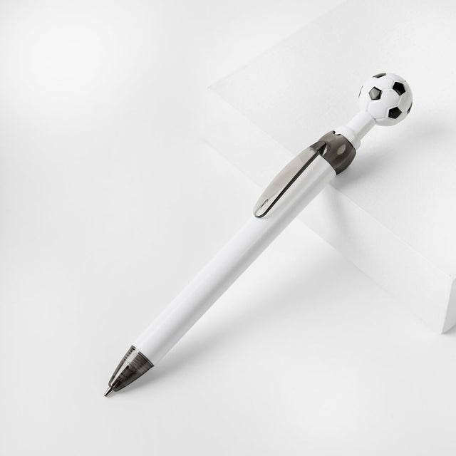 BOLÍGRAFO SOCCER - BLANCO CON NEGRO