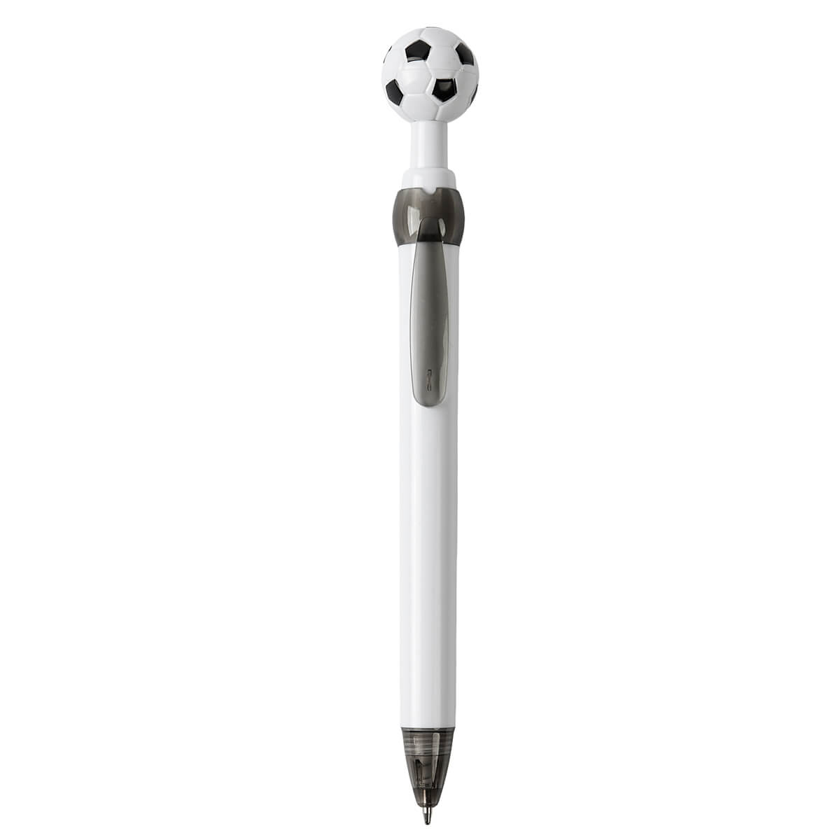BOLÍGRAFO SOCCER - BLANCO CON NEGRO