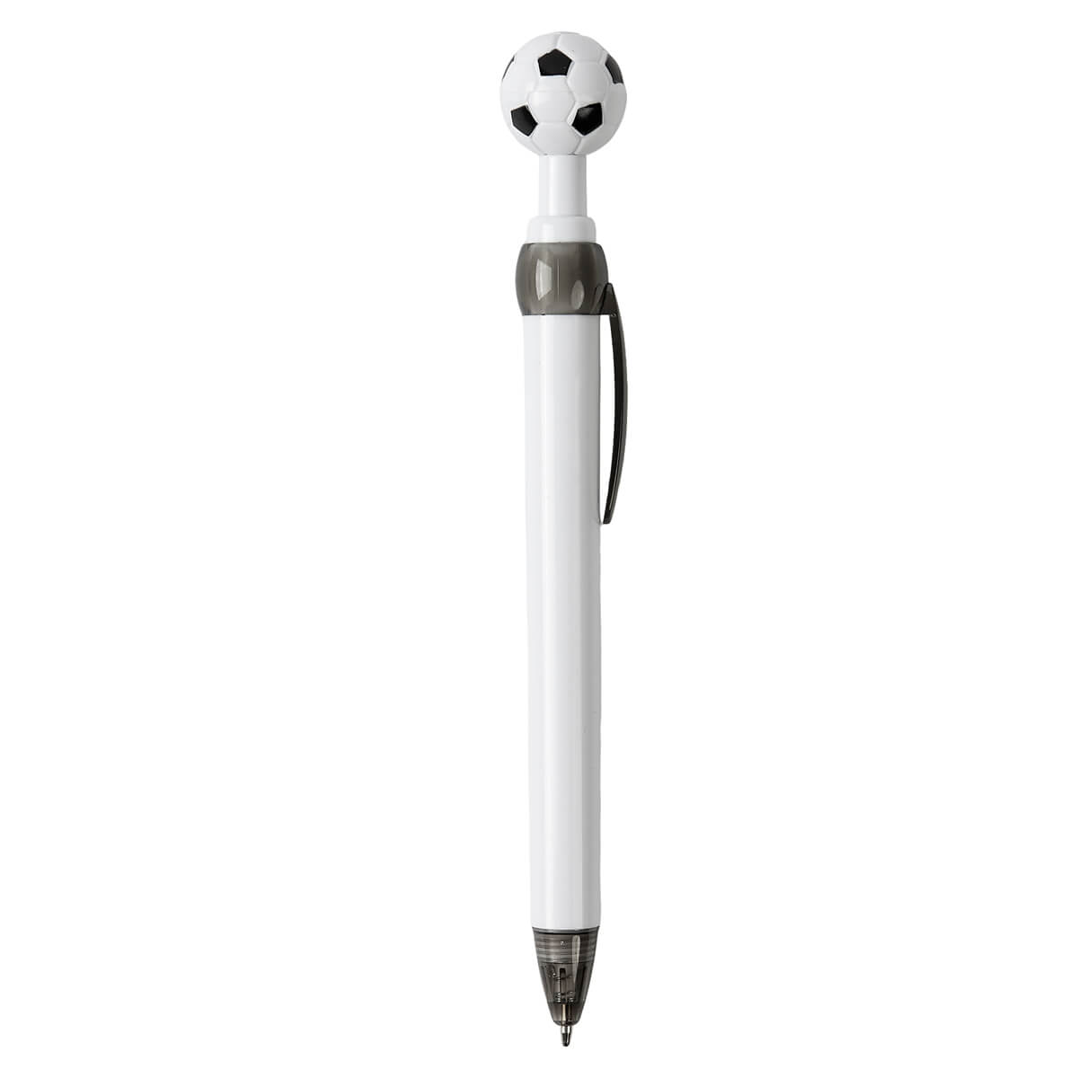 BOLÍGRAFO SOCCER - BLANCO CON NEGRO
