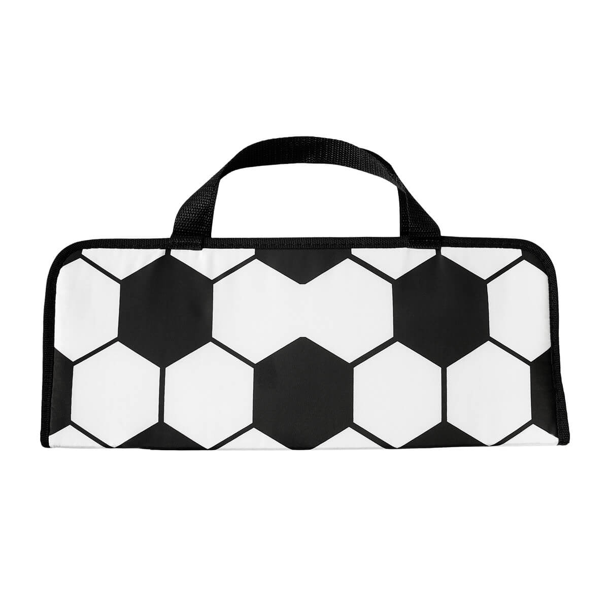 SET  DE BBQ SOCCER - BLANCO CON NEGRO
