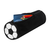 ESTUCHE ESCOLAR SOCCER - BLANCO CON NEGRO