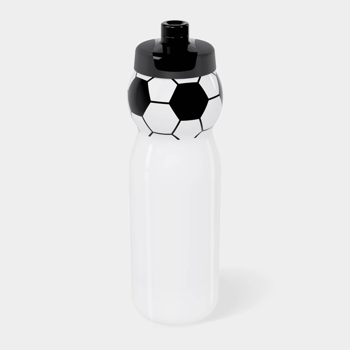 CILINDRO DEPORTIVO SOCCER - BLANCO CON NEGRO