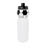 CILINDRO DEPORTIVO SOCCER - BLANCO CON NEGRO