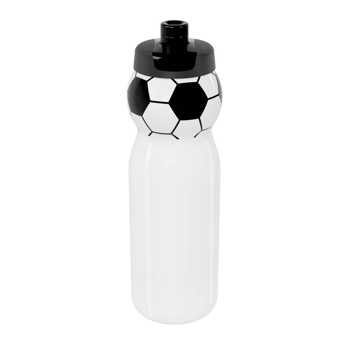 CILINDRO DEPORTIVO SOCCER - BLANCO CON NEGRO