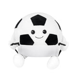 PELUCHE SOCCER - BLANCO CON NEGRO