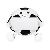 PELUCHE SOCCER - BLANCO CON NEGRO