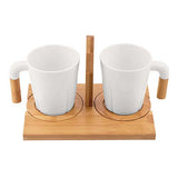 SET DE TAZAS IWAO - BLANCO