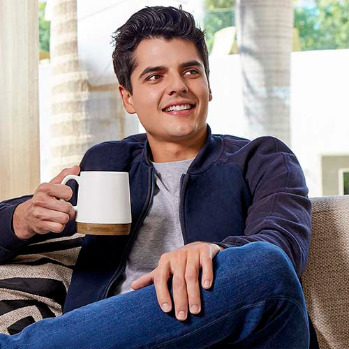 TAZA FIORLAND - BLANCO