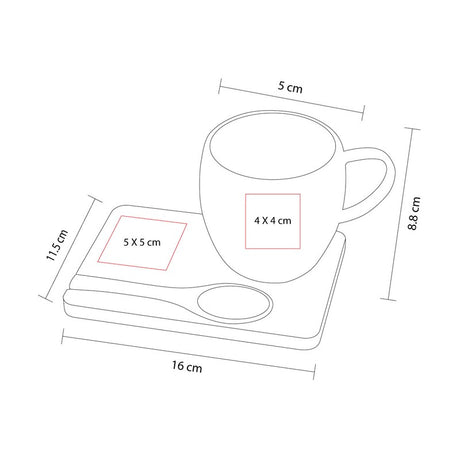 SET DE TAZA TISANA