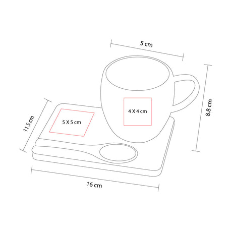 SET DE TAZA TISANA