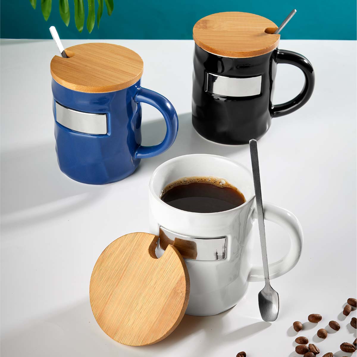 TAZA BAMBUSA - AZUL