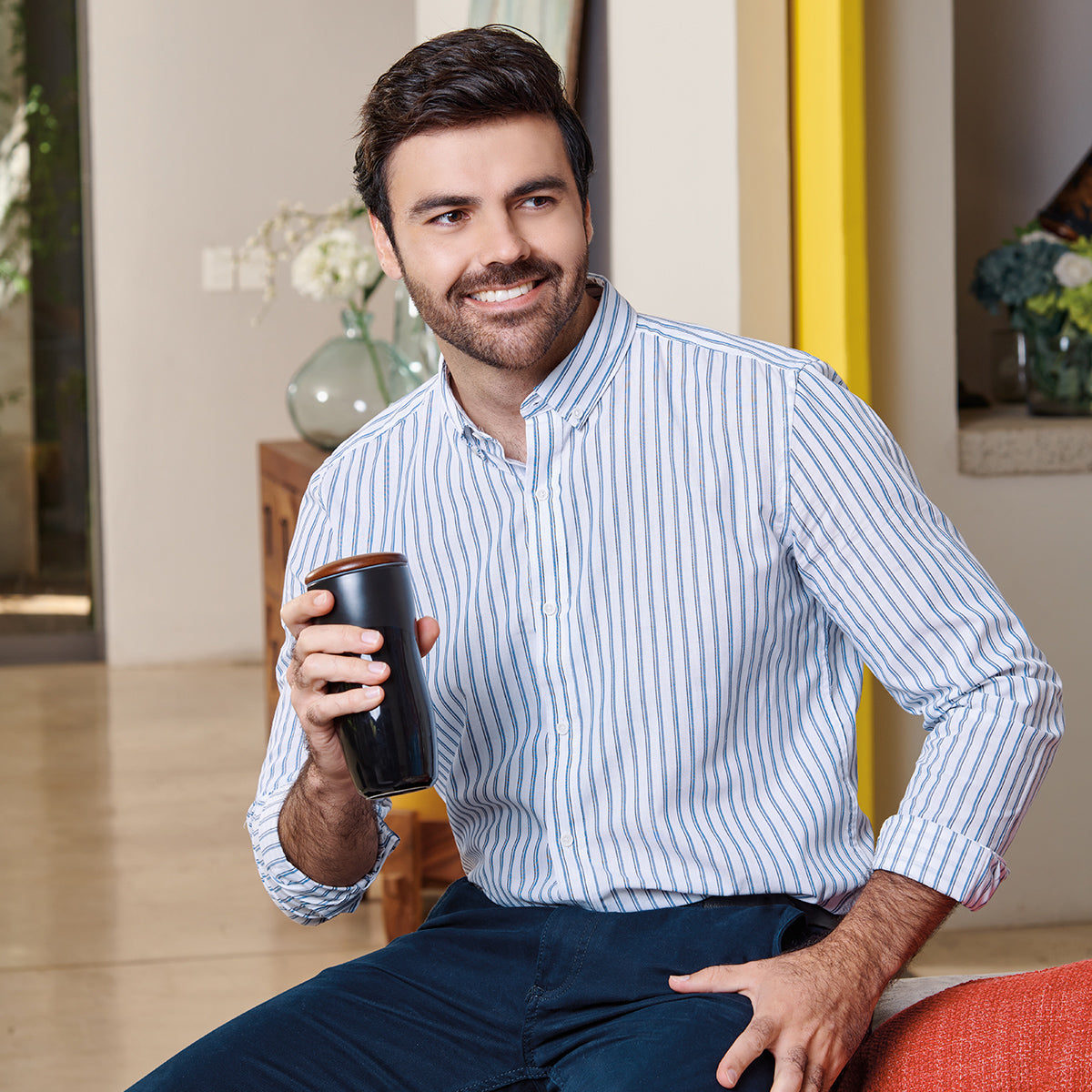 TERMO DE CERÁMICA BOOTLE - NEGRO