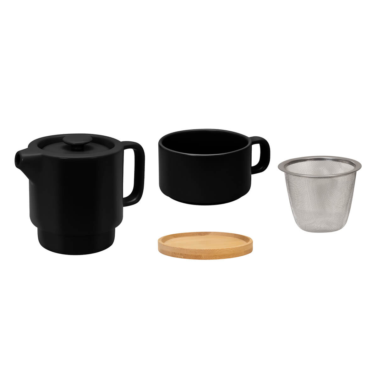 TAZA TETERA HUNNI - NEGRO