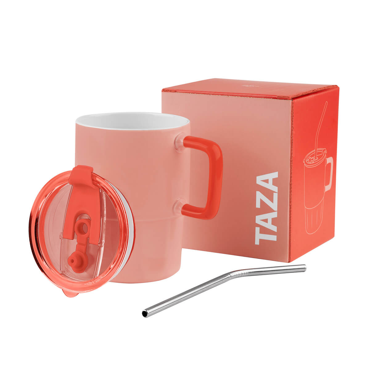 TAZA CORALINE - NARANJA