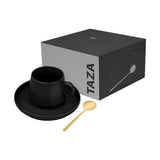 SET DE TAZA ZAPHIR - NEGRO