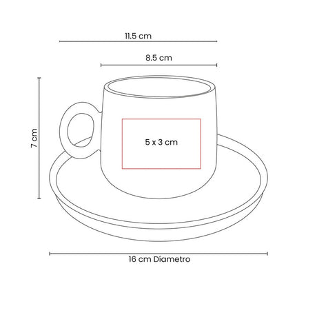 SET DE TAZA ZAPHIR