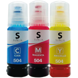 Tinta DYE Compatible T504 Para EPSON 70ml Ecofit