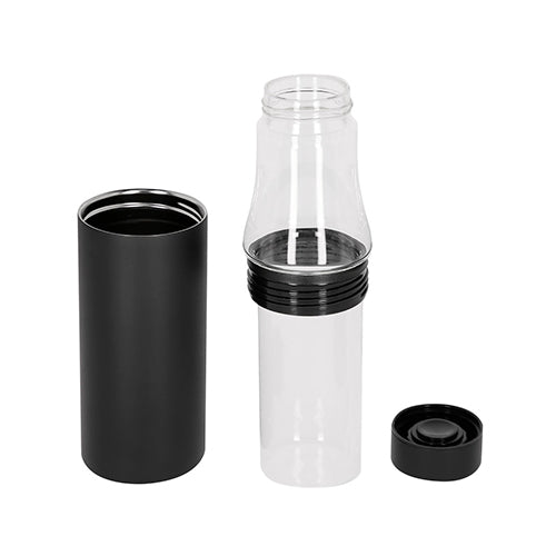 TERMO CON VIDRIO KAAP - NEGRO