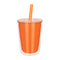 VASO ELISSA - NARANJA