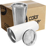 Vaso de Acero 20oz Cónico Tipo Playero (Caja de 24) Color Make