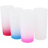 Vaso de vidrio 270ml Estilo Jaibolero Glaseado (Caja de 24) Color Make