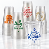 Vaso Desechable Cristalino PET 16 oz Personalizado a 1 tinta