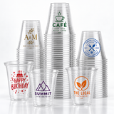 Vaso Desechable Cristalino PET 16 oz Personalizado a 1 tinta