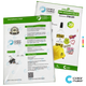 Vinil Adhesivo Imprimible Inkjet Blanco Brillante A4 Color Make | 1 paquete | SKU CDNRGNA002510WHB-1 | Color Make