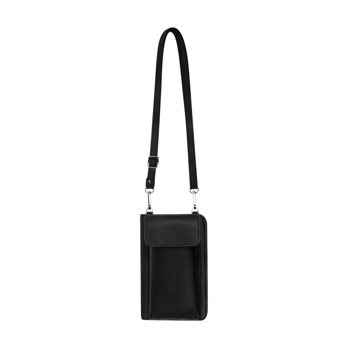 CARTERA PORTA PASAPORTE AVELINE - NEGRO