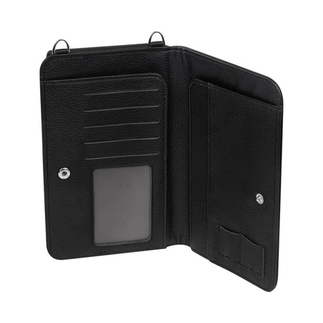 CARTERA PORTA PASAPORTE AVELINE - NEGRO