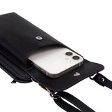 CARTERA PORTA PASAPORTE AVELINE - NEGRO