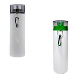 Botella de aluminio 750ml Blanca tapa de rosca (Caja de 12) Color Make