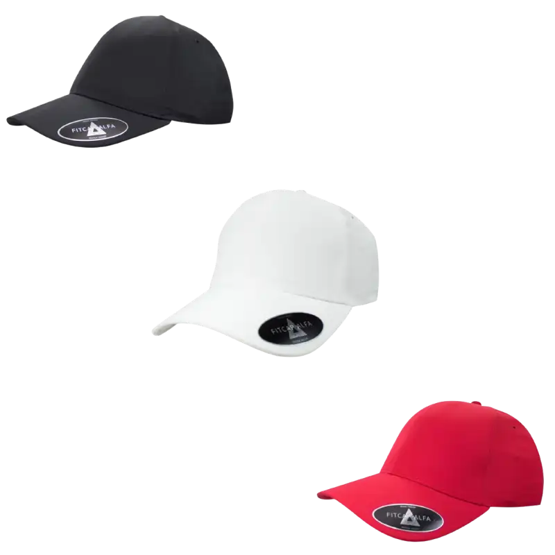 Gorra FitCap Adulto Modelo Alfa No 010 (Caja de 6 pzas)