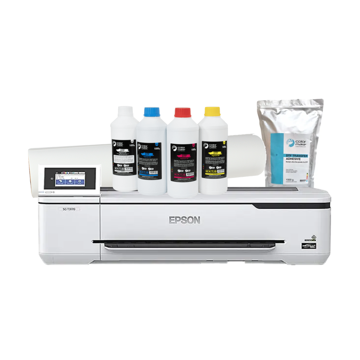 Plotter EPSON T3170 + Kit De Insumos Para DTF Textil 60cm