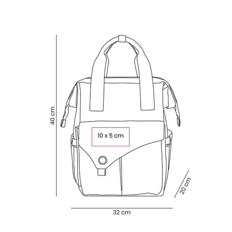 MOCHILA PAÑALERA NAHIA