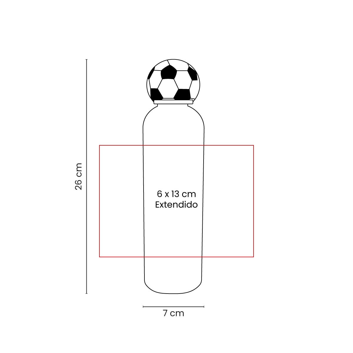 CILINDRO METÁLICO SOCCER