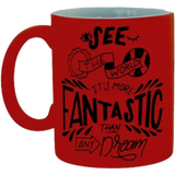 Taza de cerámica 11oz. Mágica Mate