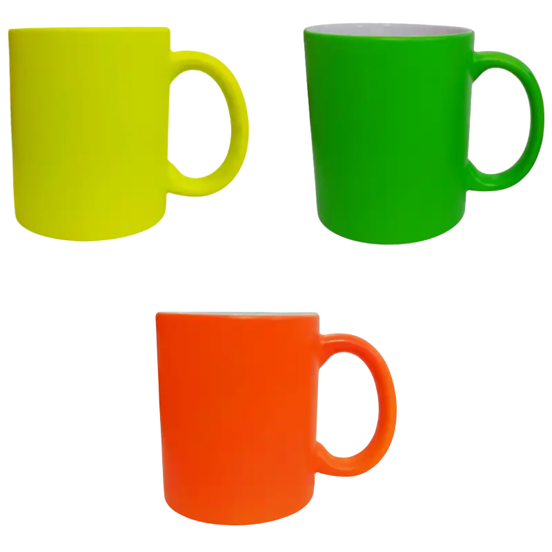 Taza de cerámica 11oz. Neón Color Make