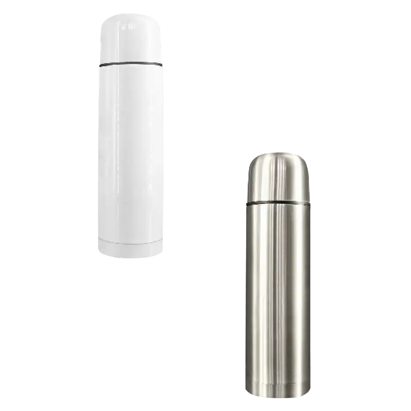 Termo Vaso 750ml Tipo Bala Clásico (Caja de 5)