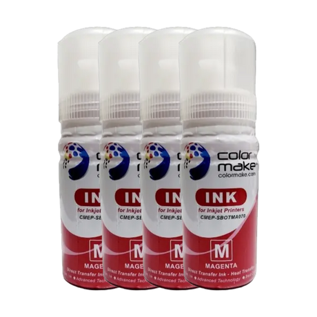 Tinta de sublimación bote de 70ml (Pack 4 Colores) Color Make