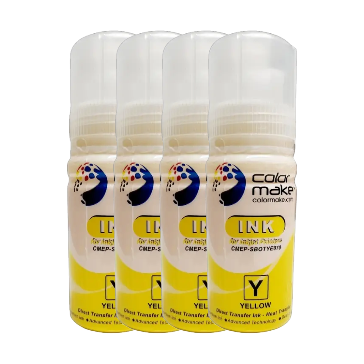 Tinta de sublimación bote de 70ml (Pack 4 Colores) Color Make