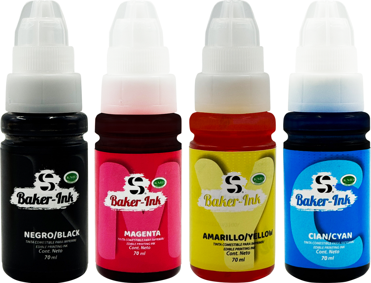 Tinta Comestible Baker Ink 70ml Para Impresoras De Inyección